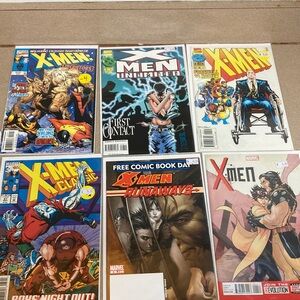 Marvel X-Men Comic Book Set with Vibrant Covers